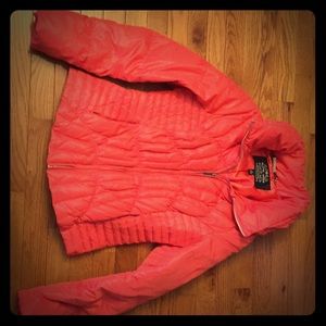 Salmon colored coat